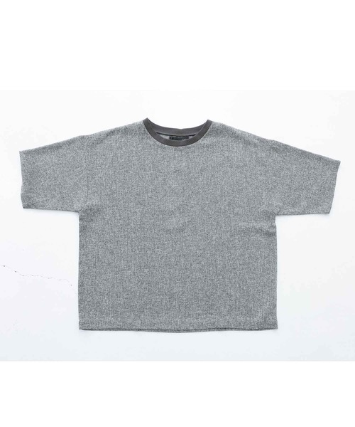 MDR(エムディアール)の「『カットツイード オーバーシルエット 半袖Tシャツ』(Tシャツ/カットソー・メンズ・杢グレー/ブラック・L/M)」の9枚目の写真