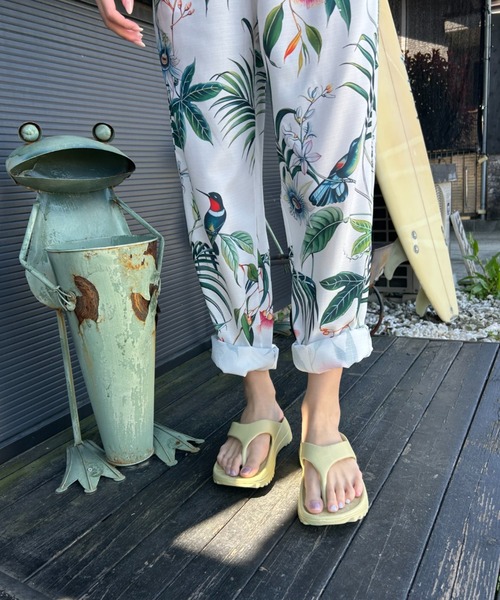 【 】Oceanサンダル セール】【3カラー展開】厚底リラックストングサンダル