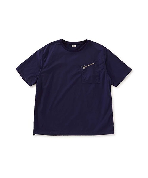 HOLLYWOOD RANCH MARKET(ハリウッドランチマーケット)の「フィールソーグッド プルオーバー Tシャツ(Tシャツ/カットソー・メンズ・ブルー/ブラック/オリーブ/ホワイト/ピンク/ライトグリーン/ベージュ/ネイビー・MEDIUM/SMALL/LARGE/X-LARGE)」の6枚目の写真