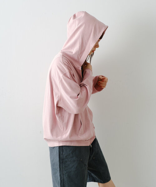 セール】【UNISEX/SETUP対応】ピグメントダイカットソージップ