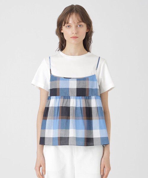 最新作　ブルーレーベルクレストブリッジ　ビスチェセットトップス ビスチェセットトップス（カットソー）｜BLUE LABEL CRESTBRIDGE