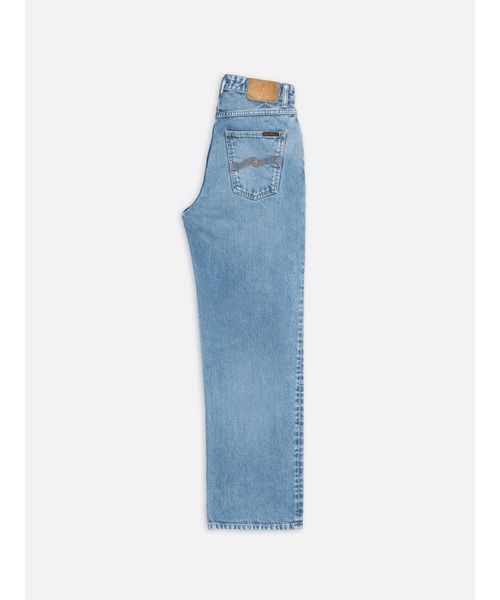 Nudie Jeans(ヌーディージーンズ)の「Nudie Jeans/ヌーディージーンズ Clean Eileen / ワイドストレートジーンズ / Desert Light Blue / レングス28(デニムパンツ・レディース・ライトインディゴブルー・24inch/28inch/27inch/26inch/25inch)」の7枚目の写真