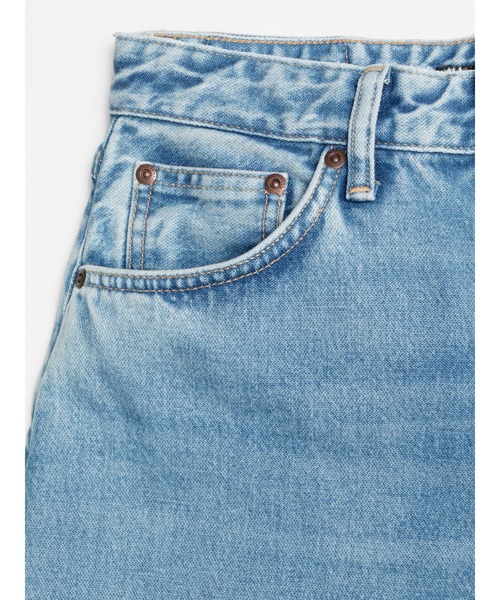 Nudie Jeans(ヌーディージーンズ)の「Nudie Jeans/ヌーディージーンズ Clean Eileen / ワイドストレートジーンズ / Desert Light Blue / レングス28(デニムパンツ・レディース・ライトインディゴブルー・24inch/28inch/27inch/26inch/25inch)」の9枚目の写真
