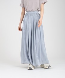 ウエストゴムラメスカンツ