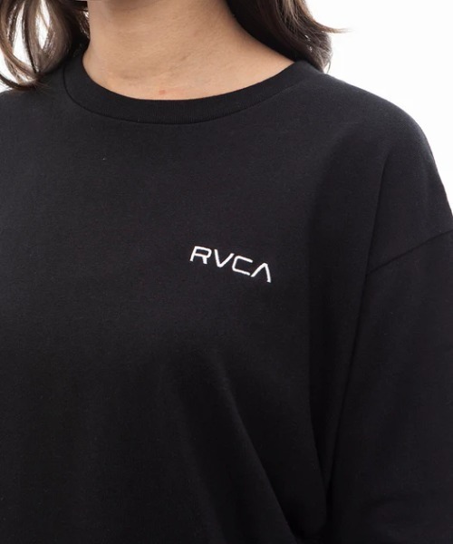 RVCA（ルーカ）の「【RVCA/ルーカ】24SS ROSE CT DRESS/ドローコード付きバックプリントワンピース（ワンピース・レディース・ブラック/ホワイト・MEDIUM/SMALL）」の4枚目の写真