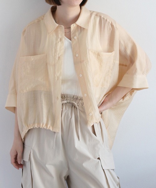 cepo（セポ）の「程よい透け感とふんわりシルエット♪〈イージー