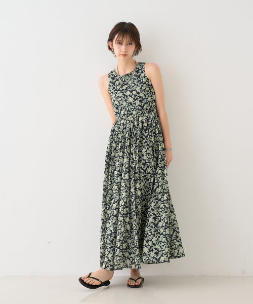 極美品 マリハ 夏のレディのドレス ロングワンピース ノースリーブ ブラック MARIHA/マリハ】夏のレディのドレス ノースリーブ｜Rouge vif la