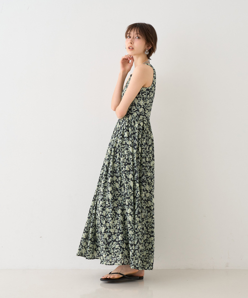 【値下げ】MARIHA＊夏のレディのドレス＊ノースリーブロングワンピース MARIHA(マリハ) リゾートドレス ワンピース 夏のレディのドレス