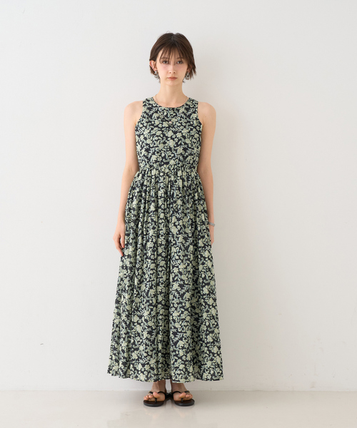 マリハ MARIHA 柄 ワンピース 36 夏のレディのドレス ノースリーブ MARIHA（マリハ）の「【MARIHA/マリハ】夏のレディのドレス