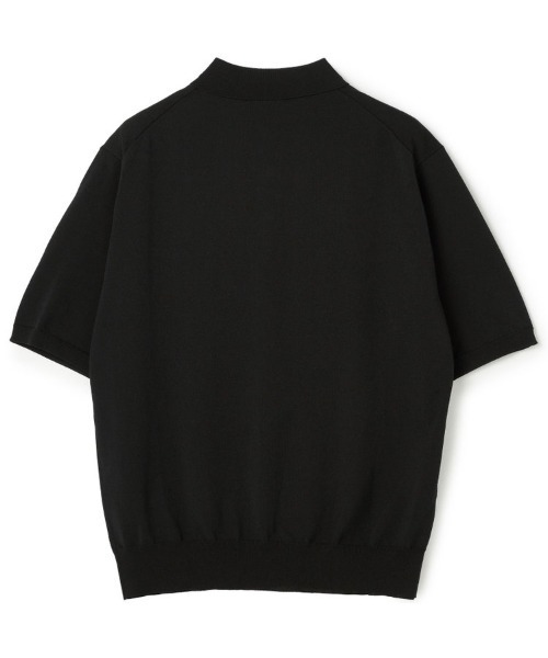 SUIT SELECT（スーツセレクト）の「【5分袖】洗えるレトロポロシャツ（ポロシャツ・メンズ・ネイビー/ブラック・SMALL/MEDIUM/LARGE/X-LARGE）」の12枚目の写真