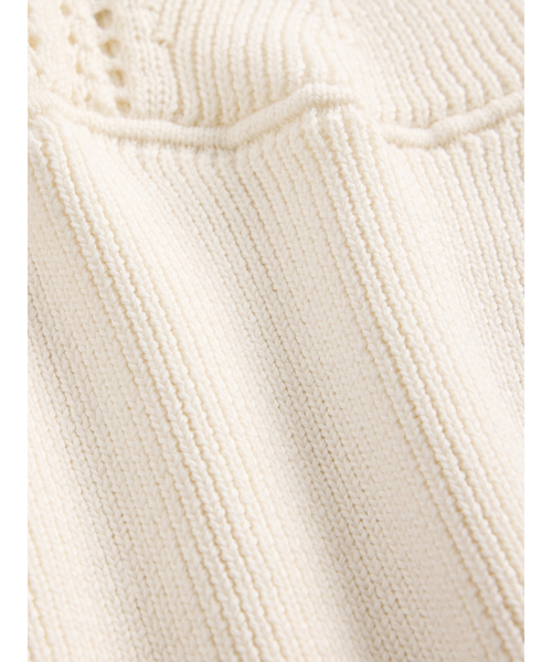 新品未使用:キャバンクロップドニット セール】クロシェ クロップド ニットタンクトップ（ニット