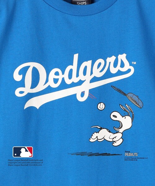SHIPS（シップス）の「SHIPS KIDS:130～170cm / PEANUTS×MLB プリント Tシャツ（Tシャツ/カットソー・キッズ・オフホワイト/ブルー/ホワイト/ブラウン/ネイビー・X-LARGE/XX-LARGE/LARGE）」の8枚目の写真