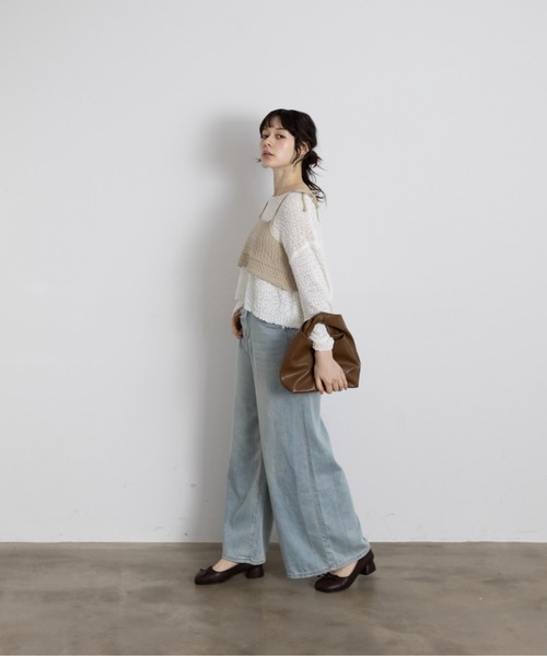 Lunea（ルネア）の「ねじれデザインフェイクレザーワンハンドルバッグ（ハンドバッグ・レディース・ブラック/ブラウン/ピンク/マスタード・FREE）」の18枚目の写真