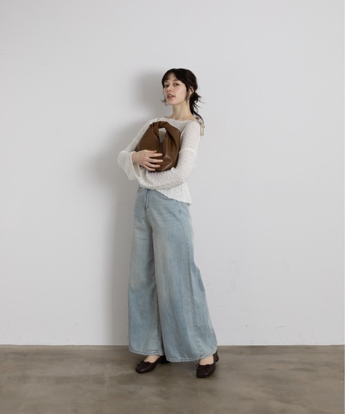 Lunea（ルネア）の「ねじれデザインフェイクレザーワンハンドルバッグ（ハンドバッグ・レディース・ブラック/ブラウン/ピンク/マスタード・FREE）」の16枚目の写真