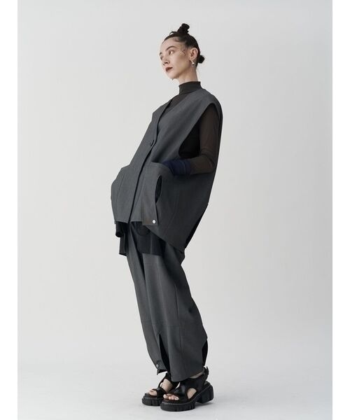 UN3D. アンスリード コクーンパンツ COCOON PT ホワイト 36 UN3D.（アンスリード）の「コクーンパンツ（その他パンツ）」 - WEAR