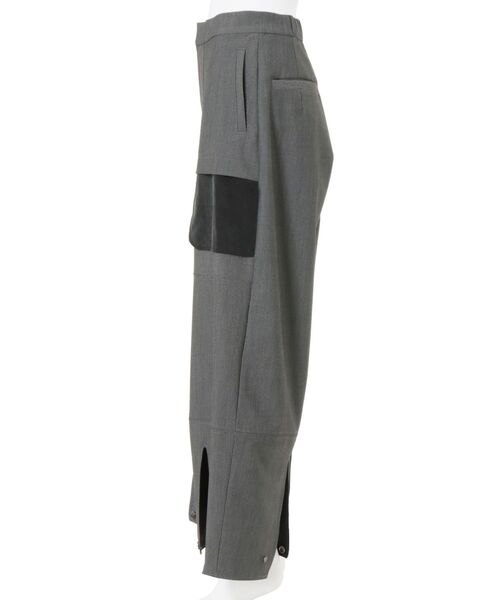 UN3D.（アンスリード）の「SHEER POCKET 2WAY COCOON PT / シアーポケット2WAYコクーンパンツ（その他パンツ・レディース・ブラック/グレー・38/36）」の13枚目の写真