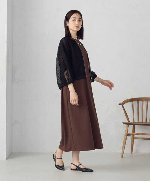 COMME CA ISM(コムサイズム)の「レース ブルゾン(ブルゾン・レディース・ホワイト/ブラック・MEDIUM/LARGE)」の16枚目の写真