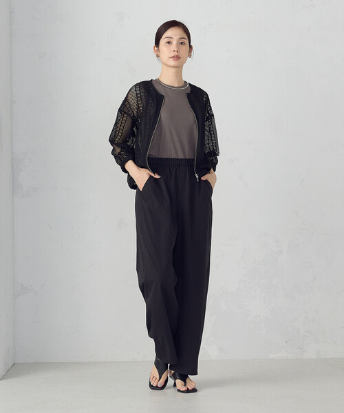COMME CA ISM(コムサイズム)の「レース ブルゾン(ブルゾン・レディース・ホワイト/ブラック・MEDIUM/LARGE)」の17枚目の写真