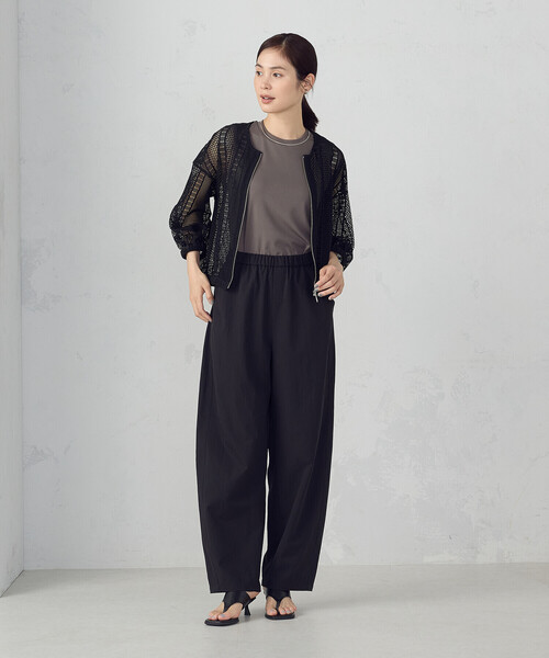 COMME CA ISM(コムサイズム)の「レース ブルゾン(ブルゾン・レディース・ホワイト/ブラック・MEDIUM/LARGE)」の18枚目の写真