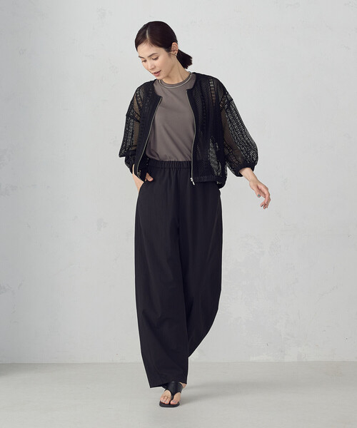COMME CA ISM(コムサイズム)の「レース ブルゾン(ブルゾン・レディース・ホワイト/ブラック・MEDIUM/LARGE)」の19枚目の写真