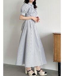 POLO BCS（ポロ ビーシーエス）の「【POLOBCSコラボ】コルセットスウィッチングシャツワンピース（ワンピース）」