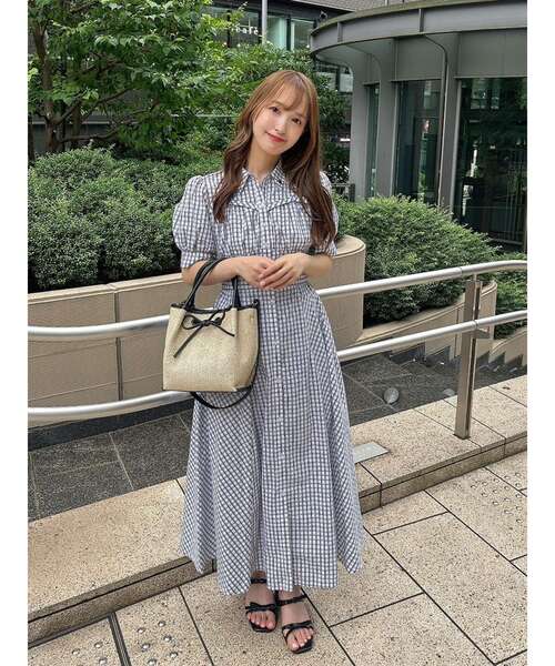 【POLOBCSコラボ】コルセットスウィッチングシャツワンピース POLOBCSコラボ】コルセットスウィッチングシャツワンピース