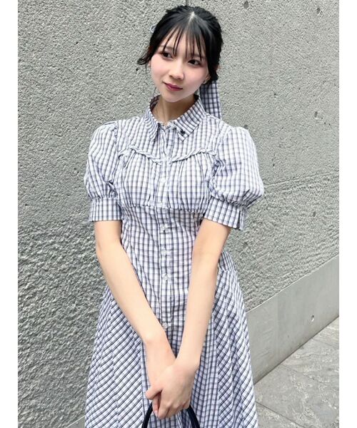 POLOBCSコラボ】コルセットスウィッチングシャツワンピース