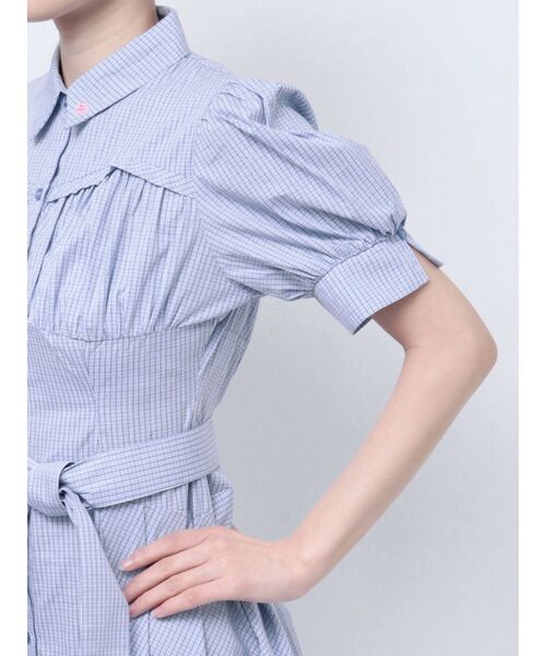 POLOBCSコラボ】コルセットスウィッチングシャツワンピース