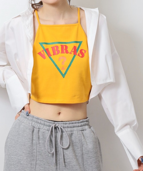 Guess(ゲス)の「GUESS SL VIBRAS TANK タンクトップ(タンクトップ・レディース・イエロー/レッド・XS/S/M)」の3枚目の写真
