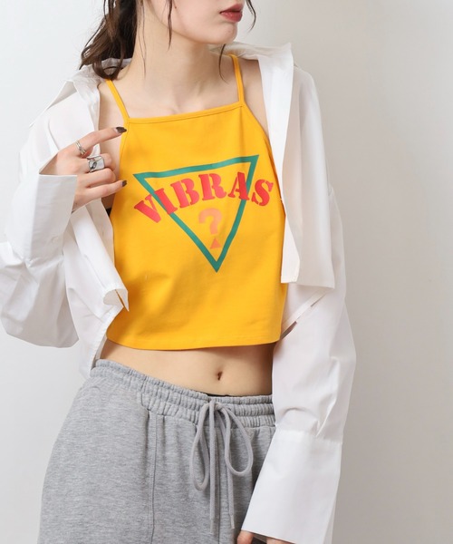 Guess(ゲス)の「GUESS SL VIBRAS TANK タンクトップ(タンクトップ・レディース・イエロー/レッド・XS/S/M)」の4枚目の写真