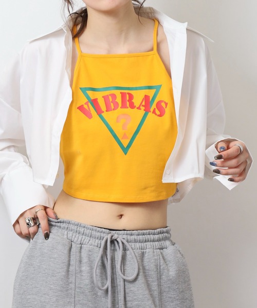 Guess(ゲス)の「GUESS SL VIBRAS TANK タンクトップ(タンクトップ・レディース・イエロー/レッド・XS/S/M)」の5枚目の写真