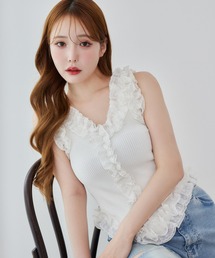 one after another NICE CLAUP | フリルキャミソール(キャミソール)