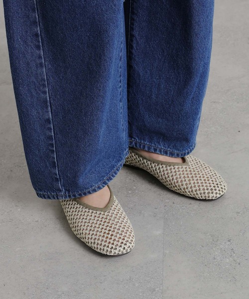 studio CLIP（スタディオクリップ）の「メッシュスクエアパンプス（パンプス・レディース・ベージュ/ライトグレー/ブラック・MEDIUM/LARGE）」の9枚目の写真