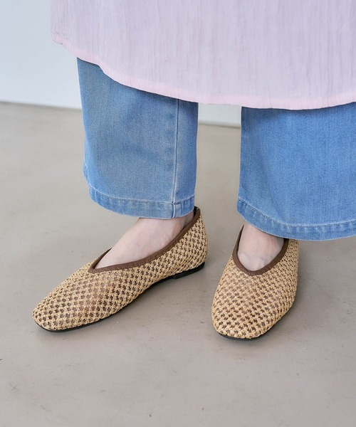 studio CLIP（スタディオクリップ）の「メッシュスクエアパンプス（パンプス・レディース・ベージュ/ライトグレー/ブラック・MEDIUM/LARGE）」の19枚目の写真