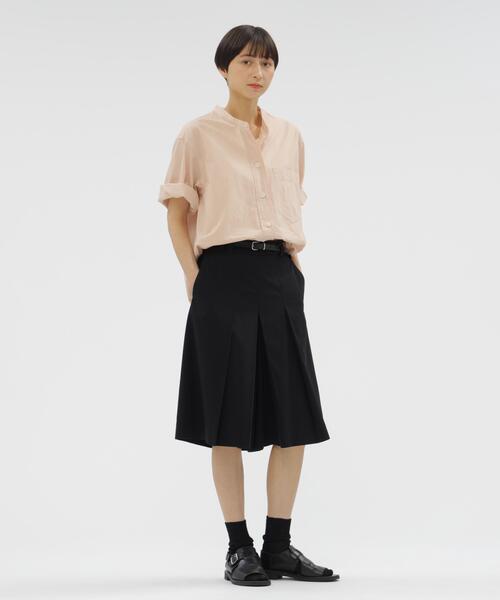 MARGARET HOWELL(マーガレットハウエル)の「HIGH TWIST COTTON TWILL(その他パンツ・レディース・ブラック・1)」の2枚目の写真