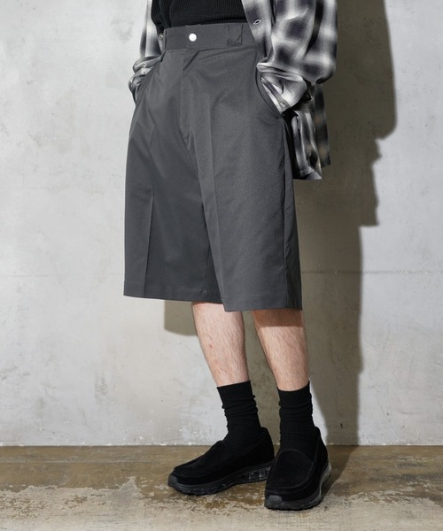 SUNNY  SPORTS（サニースポーツ）の「SUNNY SPORTS / サニースポーツ LIGHT TWILL BAGGY SHORTS ライトツイル バギーショーツ Aラインシルエット ワイド ビッグ ショートパンツ（その他パンツ・メンズ・チャコールグレー/ブラック・LARGE/MEDIUM）」の11枚目の写真