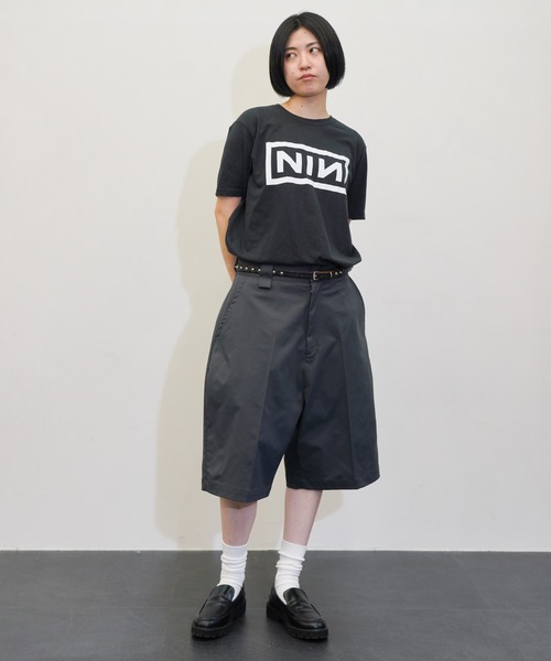 SUNNY  SPORTS（サニースポーツ）の「SUNNY SPORTS / サニースポーツ LIGHT TWILL BAGGY SHORTS ライトツイル バギーショーツ Aラインシルエット ワイド ビッグ ショートパンツ（その他パンツ・メンズ・チャコールグレー/ブラック・LARGE/MEDIUM）」の9枚目の写真