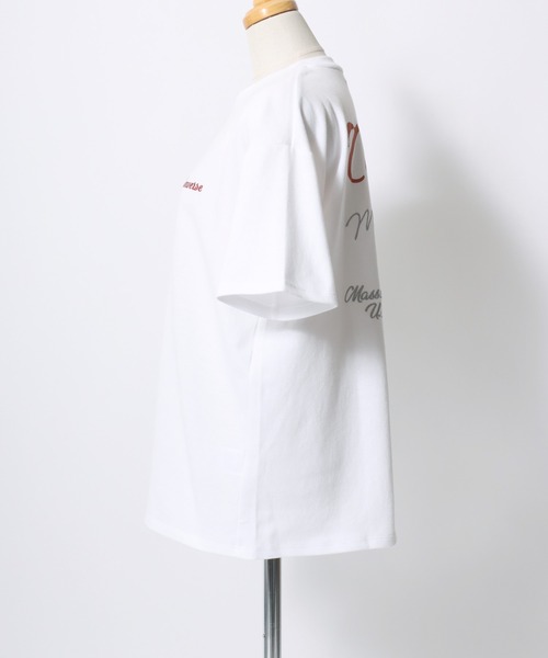 CONVERSE(コンバース)の「CONVERSE(コンバース)ドライ素材 シューズグラフィックバックプリントTシャツ レディース(Tシャツ/カットソー・レディース・グリーン/オフホワイト/ネイビー/スミクロ・M/L)」の14枚目の写真