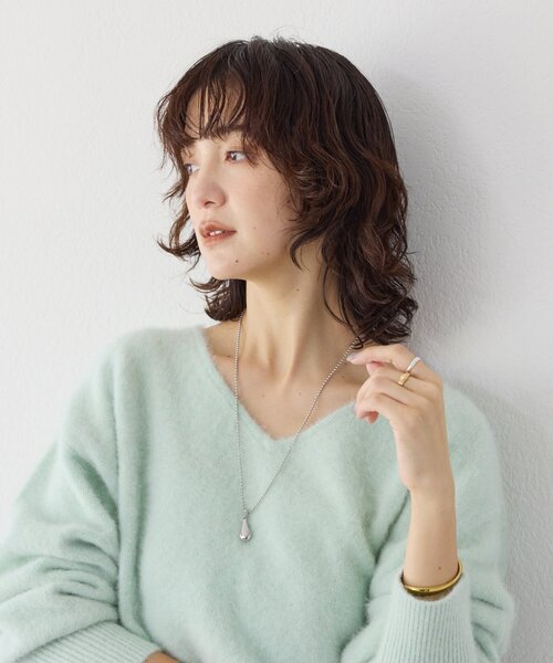 RIVE DROITE（リヴドロワ）の「【R.good(アールドットグッド)】drop&ballネックレス（ネックレス・レディース・シルバー/ゴールド・FREE）」の2枚目の写真