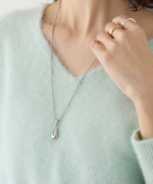 RIVE DROITE（リヴドロワ）の「【R.good(アールドットグッド)】drop&ballネックレス（ネックレス・レディース・シルバー/ゴールド・FREE）」の3枚目の写真