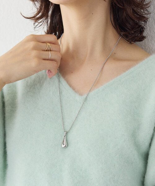 RIVE DROITE（リヴドロワ）の「【R.good(アールドットグッド)】drop&ballネックレス（ネックレス・レディース・シルバー/ゴールド・FREE）」の5枚目の写真