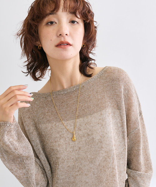 RIVE DROITE（リヴドロワ）の「【R.good(アールドットグッド)】drop&ballネックレス（ネックレス・レディース・シルバー/ゴールド・FREE）」の12枚目の写真