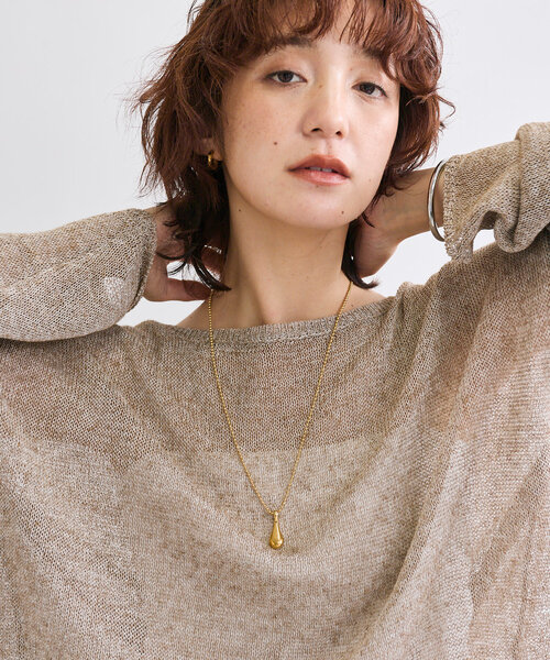 RIVE DROITE（リヴドロワ）の「【R.good(アールドットグッド)】drop&ballネックレス（ネックレス・レディース・シルバー/ゴールド・FREE）」の14枚目の写真