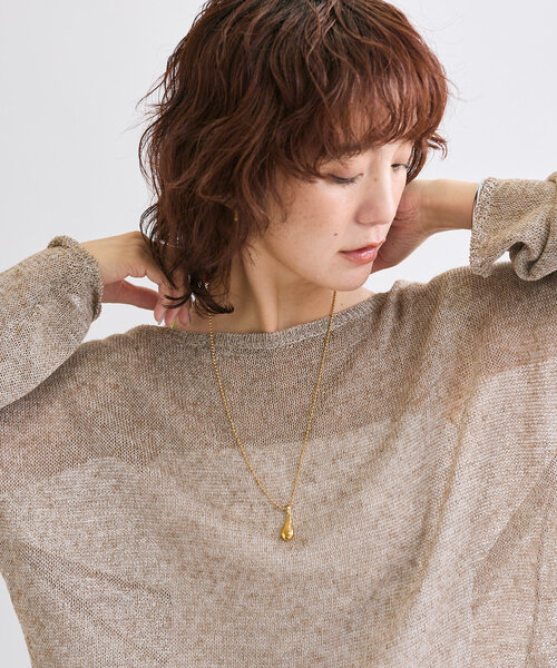 RIVE DROITE（リヴドロワ）の「【R.good(アールドットグッド)】drop&ballネックレス（ネックレス・レディース・シルバー/ゴールド・FREE）」の15枚目の写真