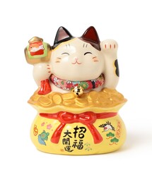 BEAMS JAPAN | 【招き猫まつり2025】中外陶園 / 薬師窯 招福大開運宝 招き猫(インテリア雑貨)