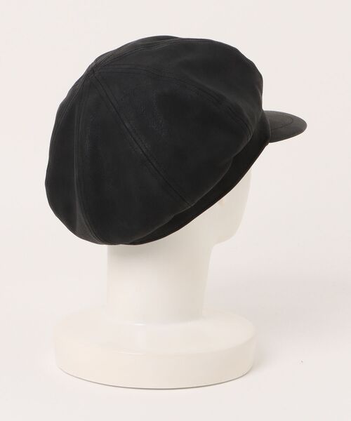 Lee（リー）の「Lee/リー LE FAKE LEATHER CASQUETTE（キャスケット・レディース・アイボリー/ブラック/ブラウン・58cm）」の9枚目の写真