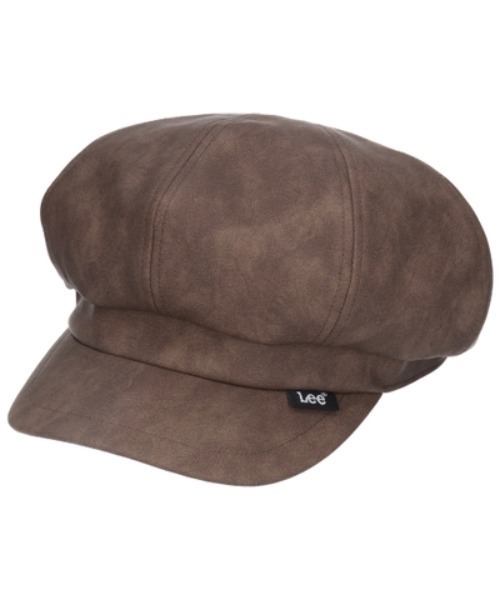 Lee（リー）の「Lee/リー LE FAKE LEATHER CASQUETTE（キャスケット・レディース・アイボリー/ブラック/ブラウン・58cm）」の3枚目の写真