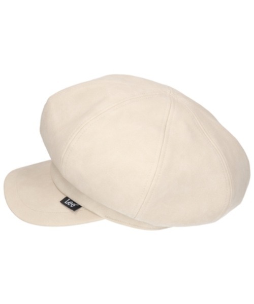 Lee（リー）の「Lee/リー LE FAKE LEATHER CASQUETTE（キャスケット・レディース・アイボリー/ブラック/ブラウン・58cm）」の4枚目の写真