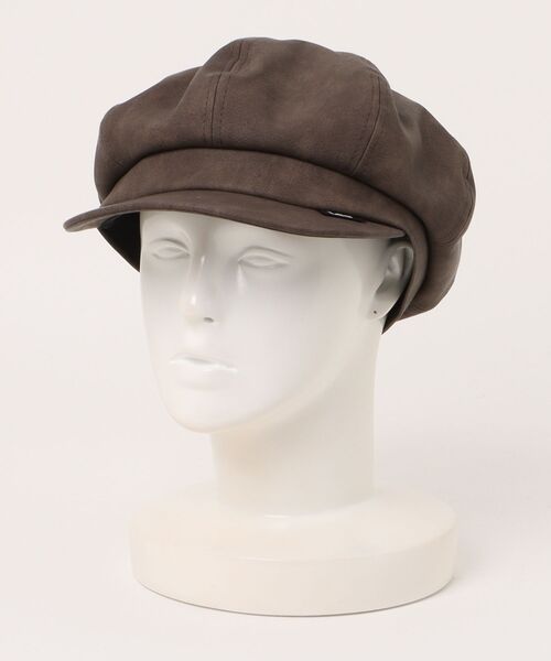 Lee（リー）の「Lee/リー LE FAKE LEATHER CASQUETTE（キャスケット・レディース・アイボリー/ブラック/ブラウン・58cm）」の7枚目の写真