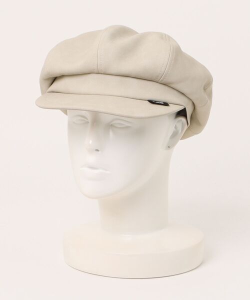 Lee（リー）の「Lee/リー LE FAKE LEATHER CASQUETTE（キャスケット・レディース・アイボリー/ブラック/ブラウン・58cm）」の6枚目の写真